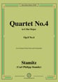 Quartet No.4 in E flat Major,Op.8 No.4,for Clarinet,Vln,Vla and VC P.O.D cover
